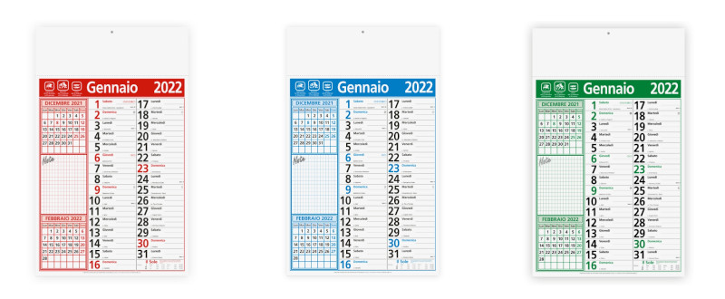 Calendario Olandese notes