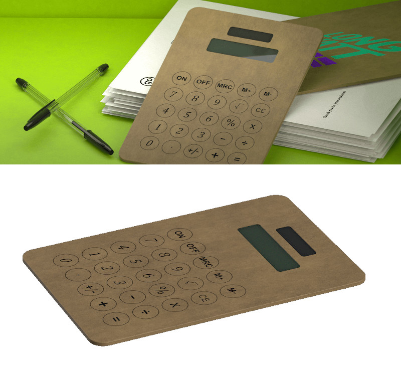 Calcolatrice  in carta riciclata